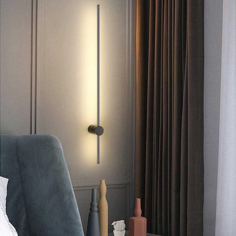 Moderne Stil 2 Leichter Wandbeleuchtungsideen Aluminium Linear wandmontierte Wandleuchten