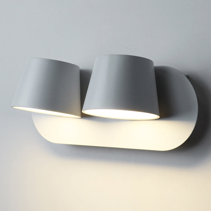 Moderne Kegel Flush Mont Mall Lights Aluminium Wandmontage Leuchte für Schlafzimmer