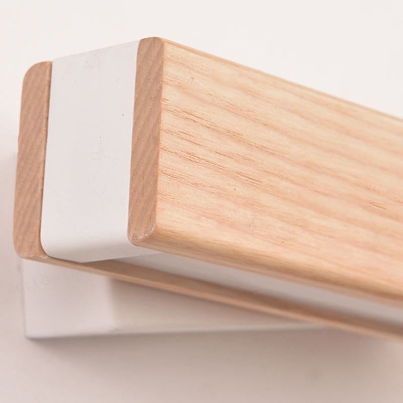 Luminaire en bois en bois à 1 lumière réglable