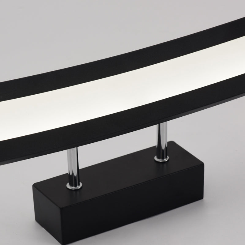 Minimalism 1-Light Wall Sconce Metal Linear Wall Mounted Light for Bathroom