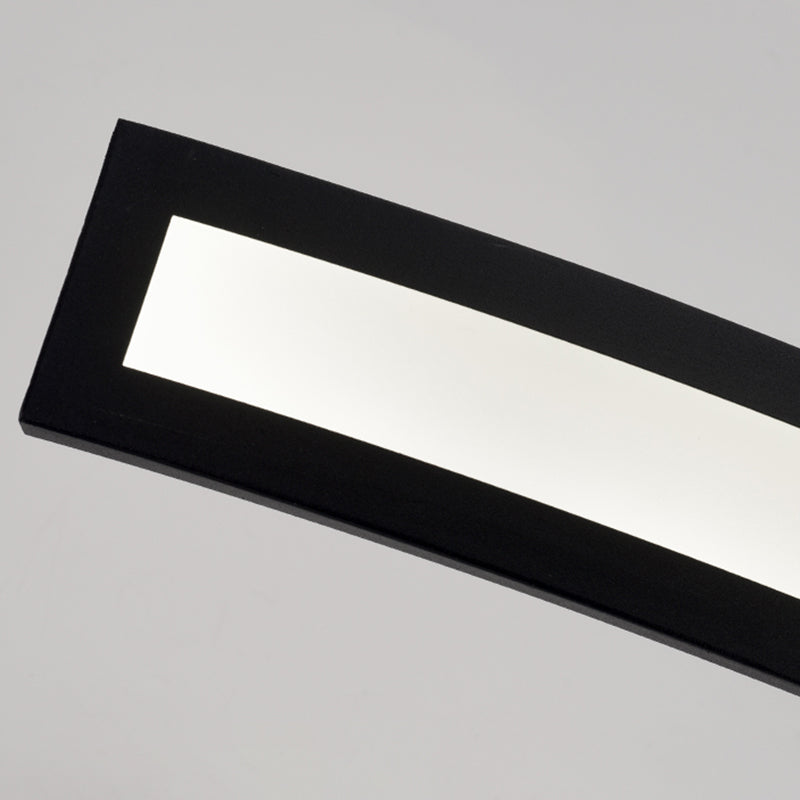 Minimalism 1-Light Wall Sconce Metal Linear Wall Mounted Light for Bathroom