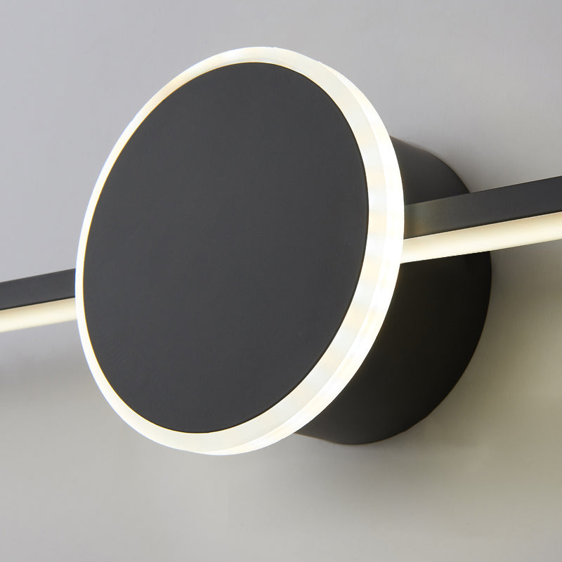 Linear Wall Sconce Lights Modern Metal 1 Light Sconce Light Fixtures with Acrylic Shade