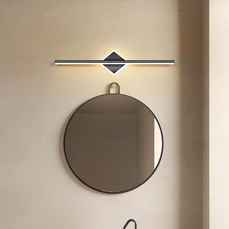 Linear Sconce Lights Modern Metal 2 Light Sconce Light Fixtures in Black Finish