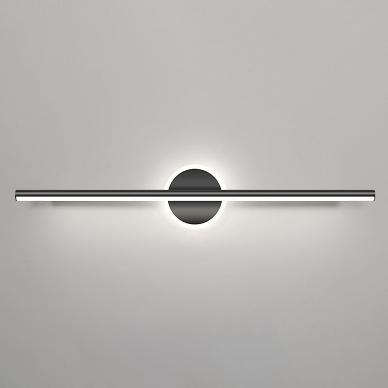 Linear Sconce Lights Modern Metal 2 Light Sconce Light Fixtures in Black Finish