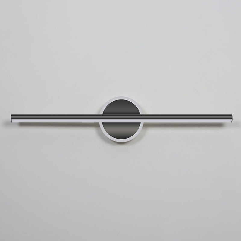 Linear Sconce Lights Modern Metal 2 Light Sconce Light Fixtures in Black Finish