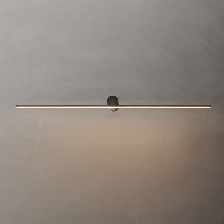 Linear Wall Sconces Modern Metal 1 Light Sconce Light Fixtures in Black Finish