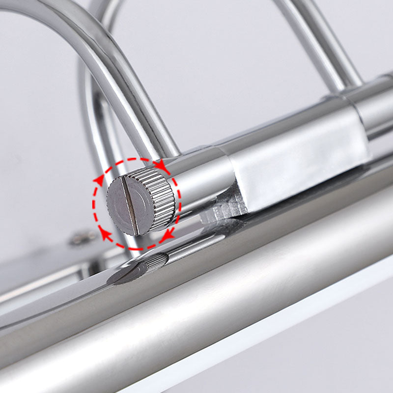 Armed Wall Sconce Lights Modern Metal 1 Light Sconce Light Fixtures with Plastic Shade