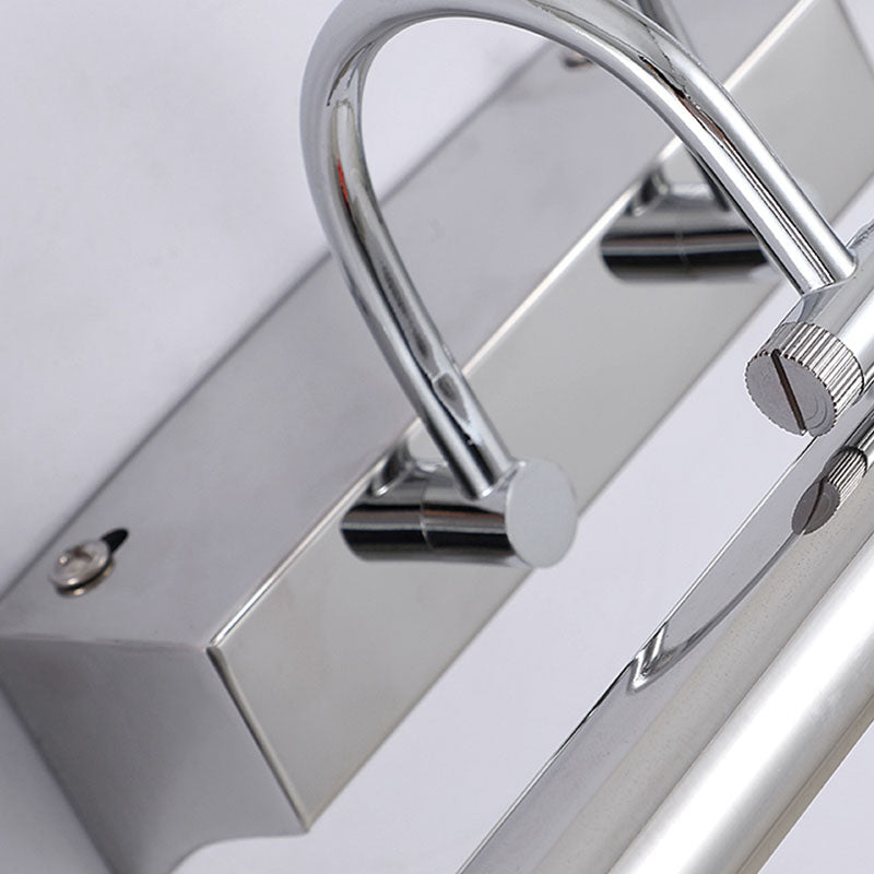 Armed Wall Sconce Lights Modern Metal 1 Light Sconce Light Fixtures with Plastic Shade