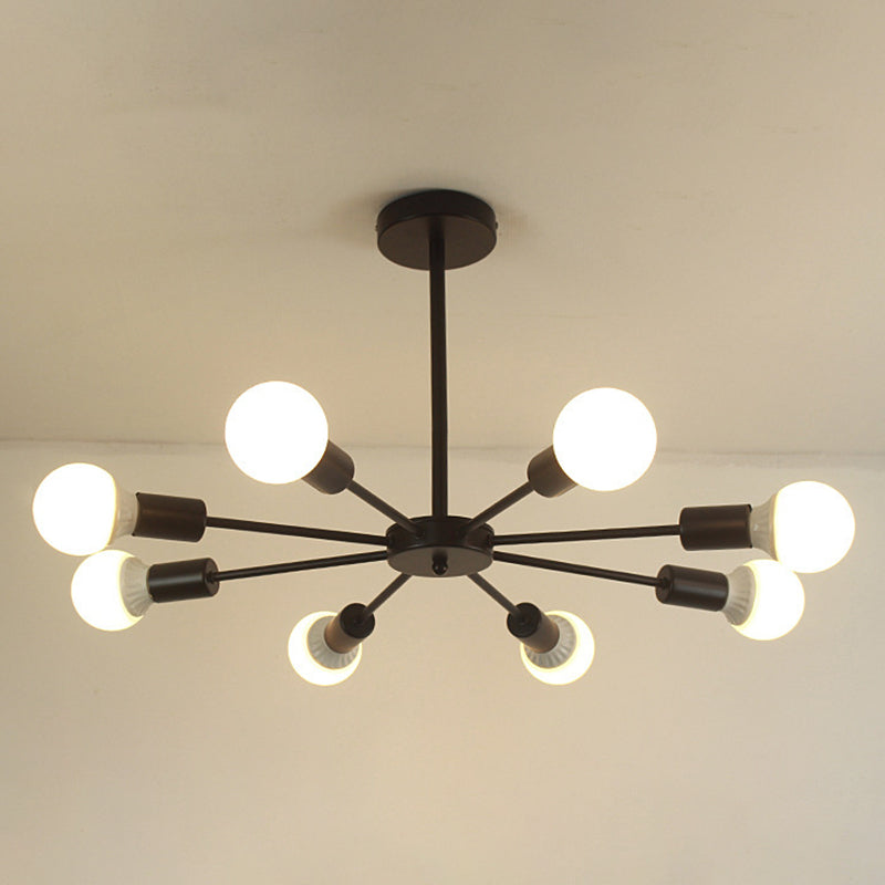 Perfur en fer antiquité de lustre antique Spoutnik suspension suspendue pour le salon