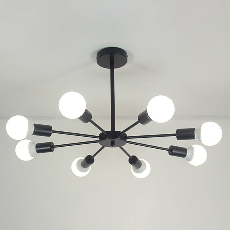 Perfur en fer antiquité de lustre antique Spoutnik suspension suspendue pour le salon