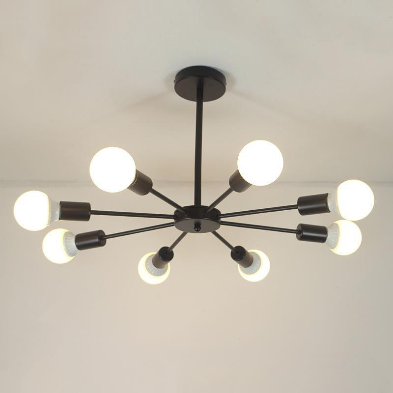 Perfur en fer antiquité de lustre antique Spoutnik suspension suspendue pour le salon