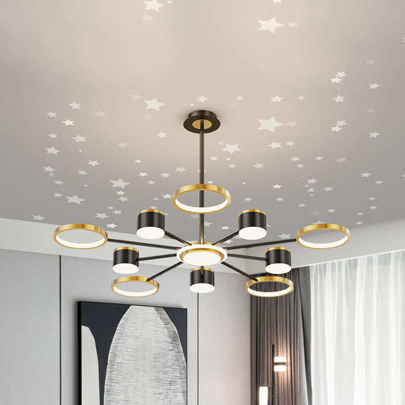 Geometrische ophanging hanglampen moderne verlichting kroonluchters metaal kroonluchter