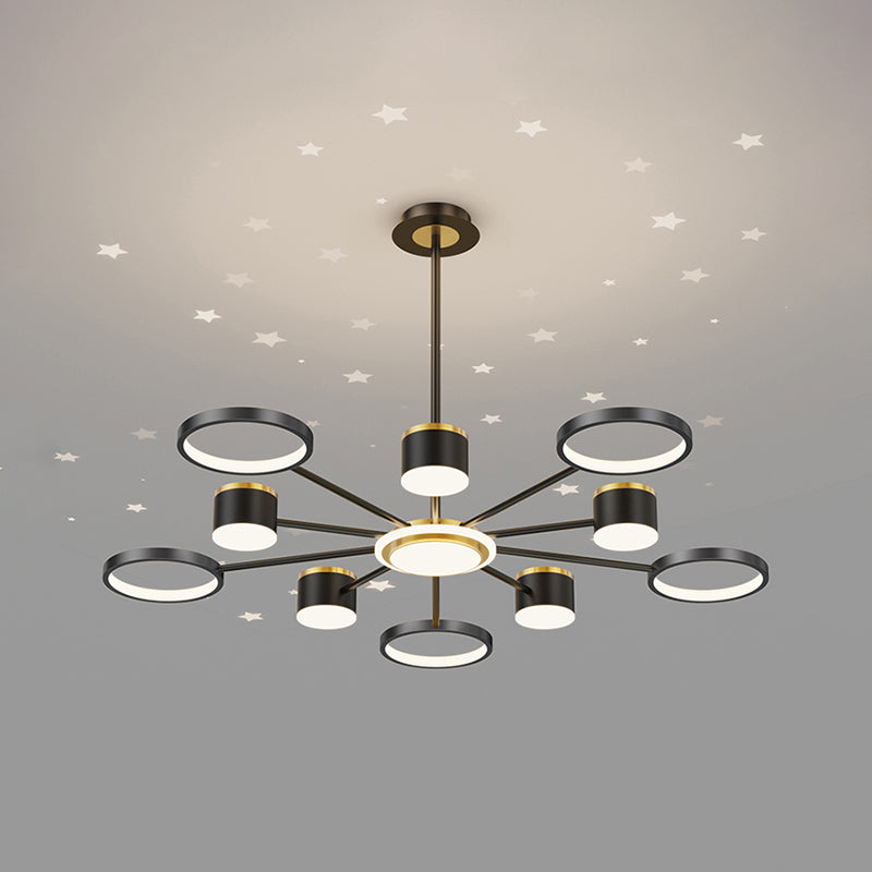 Geometrische ophanging hanglampen moderne verlichting kroonluchters metaal kroonluchter