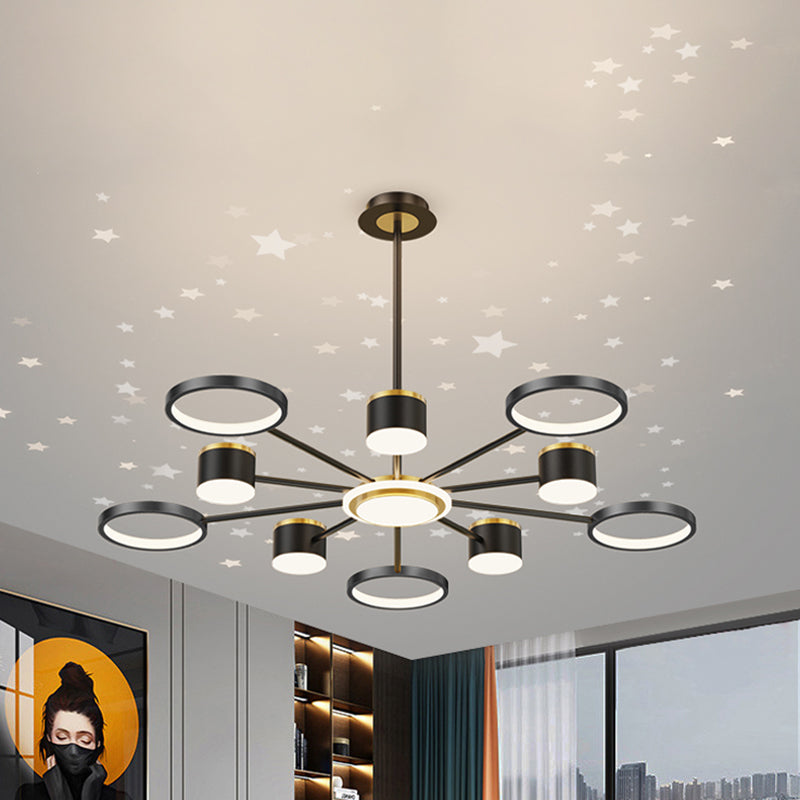 Geometrische ophanging hanglampen moderne verlichting kroonluchters metaal kroonluchter