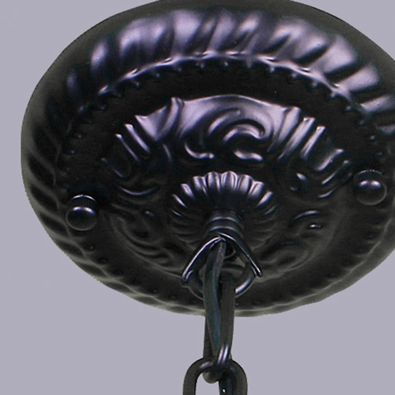 Zwarte multi -lichten hangende verlichtingsarmaturen moderne stijl gebogen metalen kroonluchter verlichting