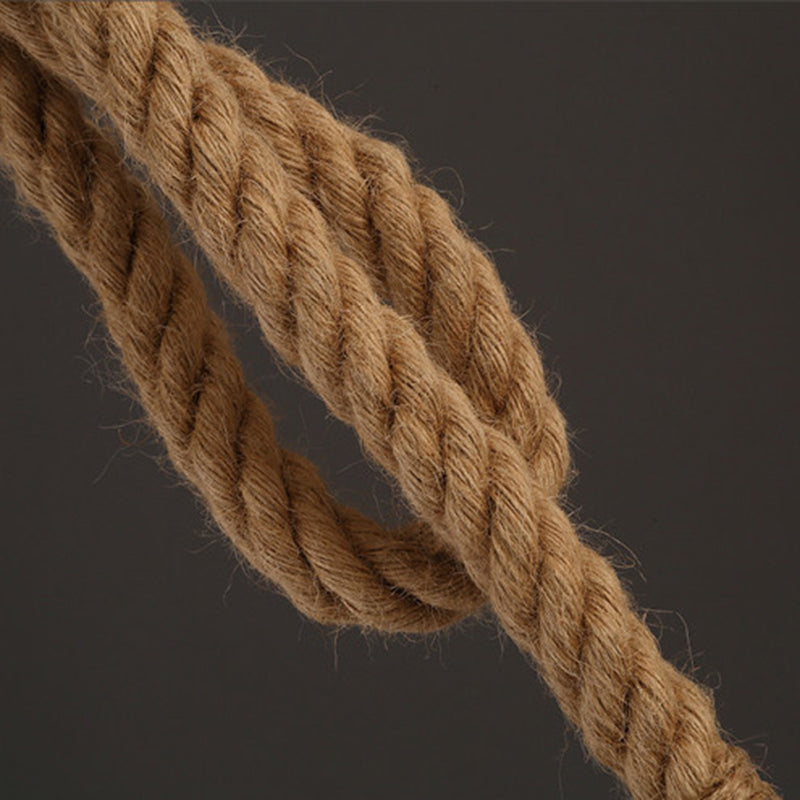 Rope Pendant Lighting Fixtures Industrial Multi Light Hanging Ceiling Lights