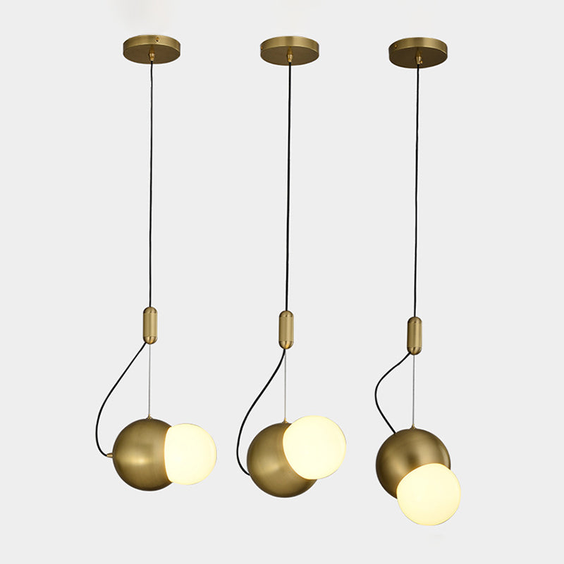 Modern Style Metal Ball Pendant Lighting Fixtures Mutil Lights Hanging Ceiling Lights