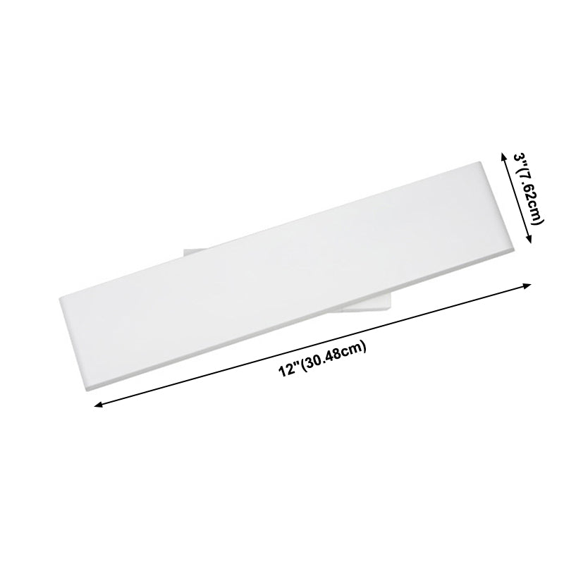 Stile moderno a parete a parete a parete a parete in metallo funzimi da parete rettangolare