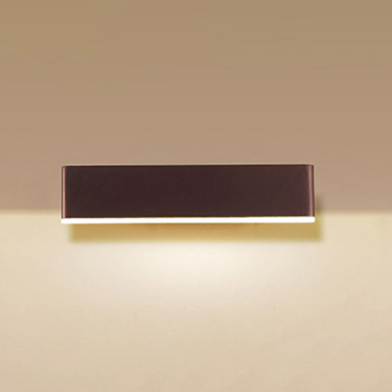 Stile moderno a parete a parete a parete a parete in metallo funzimi da parete rettangolare