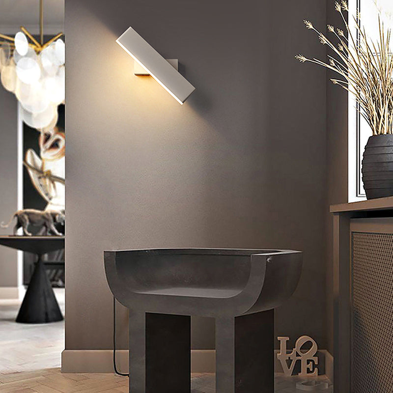 Stile moderno a parete a parete a parete a parete in metallo funzimi da parete rettangolare