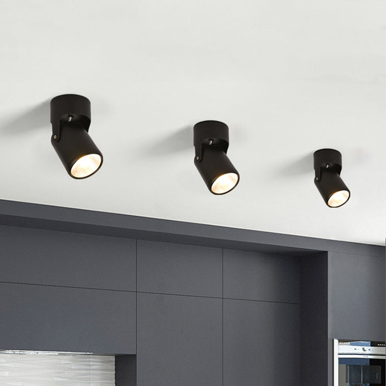 Ronde metalen inbouwlamp, eigentijdse 6,5 inch brede LED-inbouwverlichting voor gang in wit licht