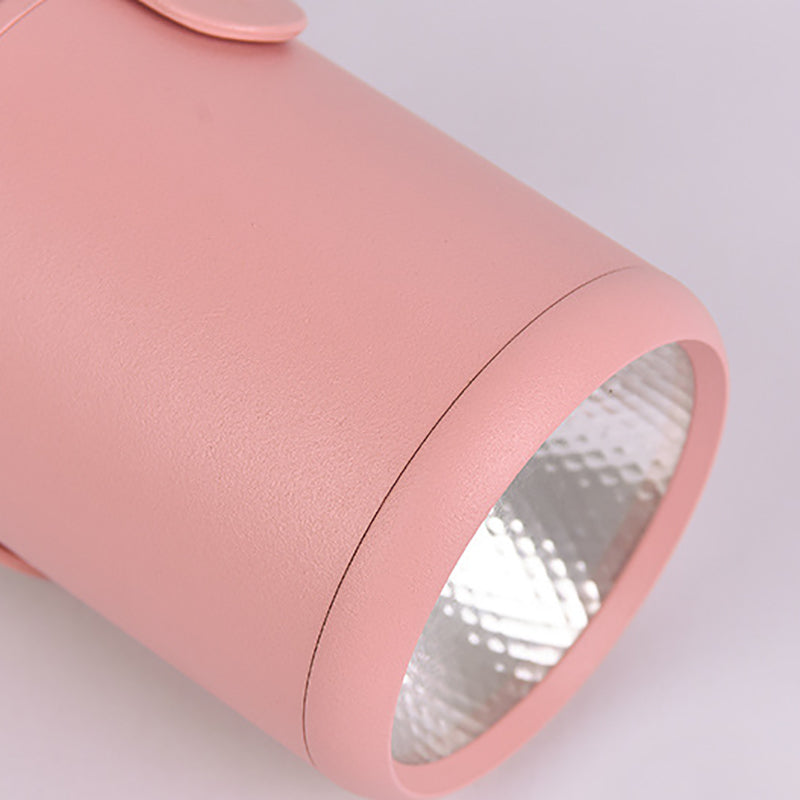 Luz empotrada de metal redonda Iluminación LED de montaje empotrado contemporánea de 6,5" de ancho para pasillo en luz blanca