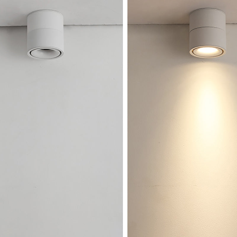 Mini LED Surface Mounted Ceiling Lamp Nordic Modern Adjustable Indoor Spot Panel Light