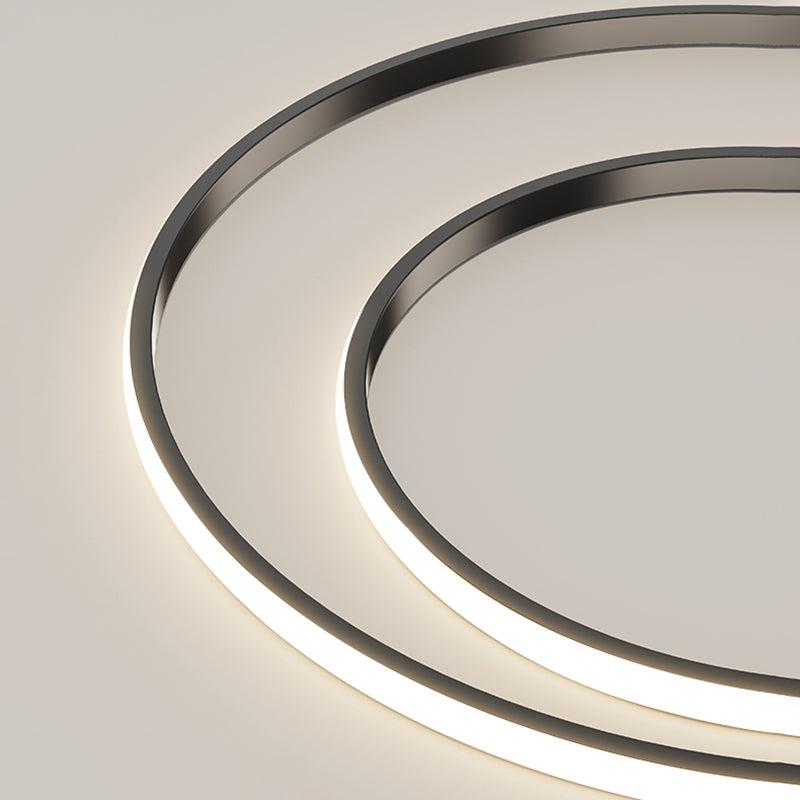 Fissaggi di illuminazione lampadario multi-strato lampada a sospensione moderna con tonalità acrilica bianca