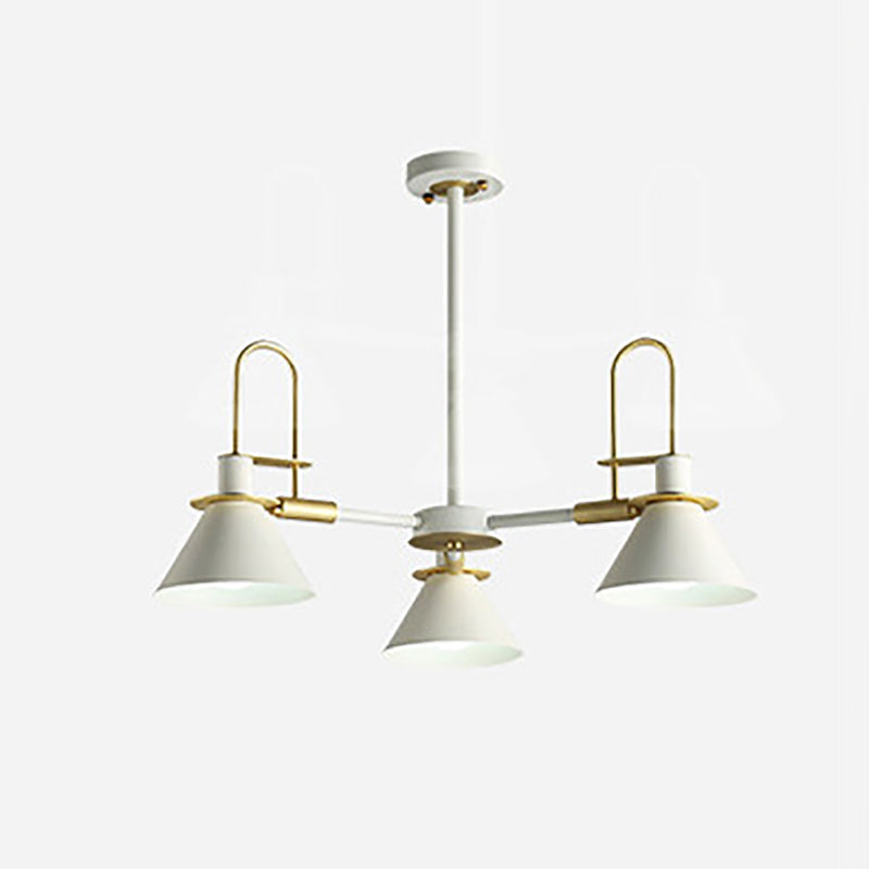 Multi Lights Minimalistisch macaron hangende plafondlicht metaalhangende kroonluchter voor zitkamer