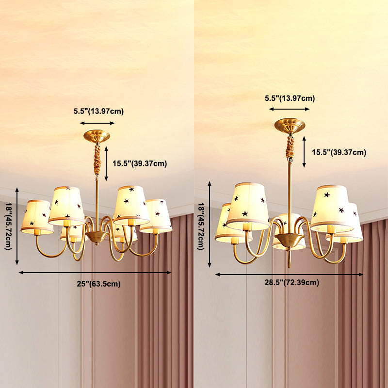Luminaires de lustre à plusieurs têtes