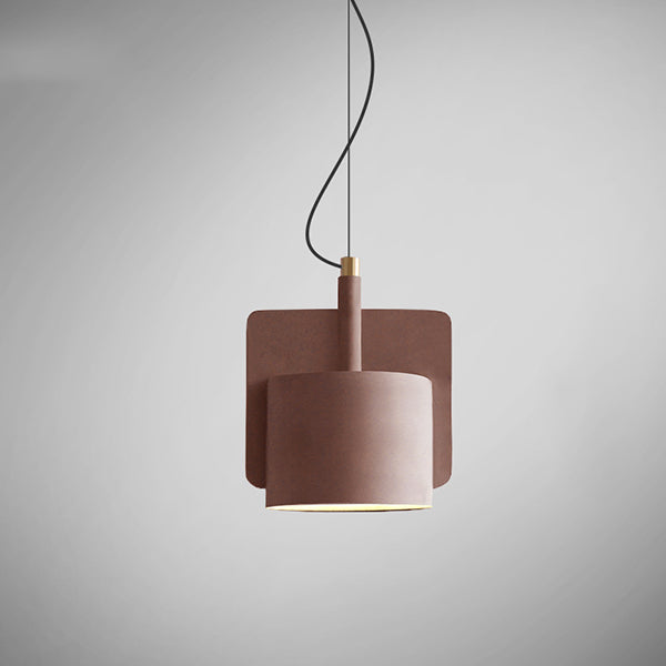 Lámpara colgante de cemento creativo Luz colgante de simplicidad moderna para sala de estar