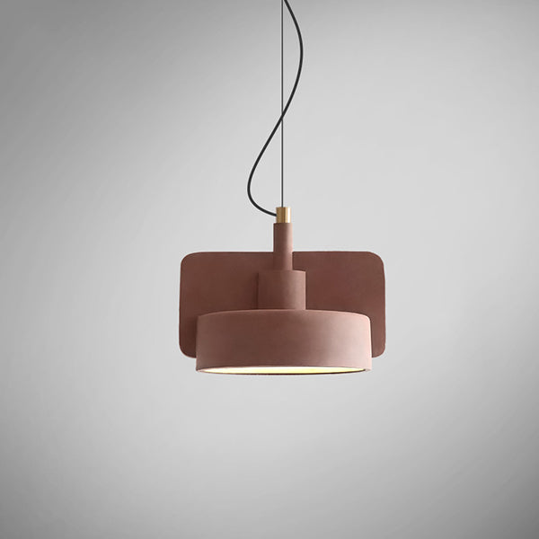 Lámpara colgante de cemento creativo Luz colgante de simplicidad moderna para sala de estar