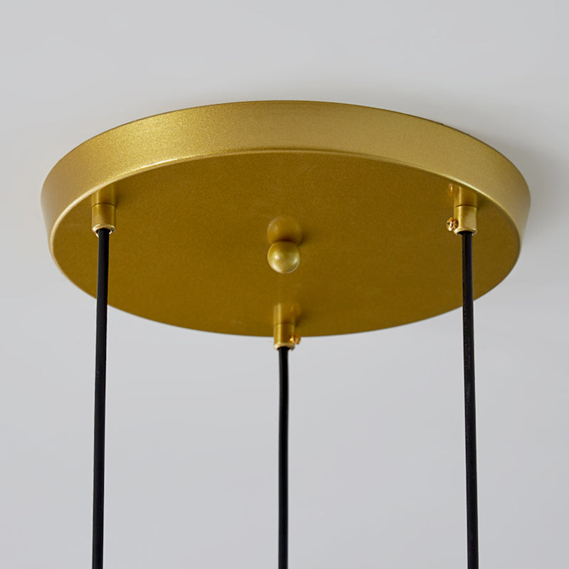 Crystal Sphere Down Lighting Pendant Modern Style Suspension Pendant Light in Gold