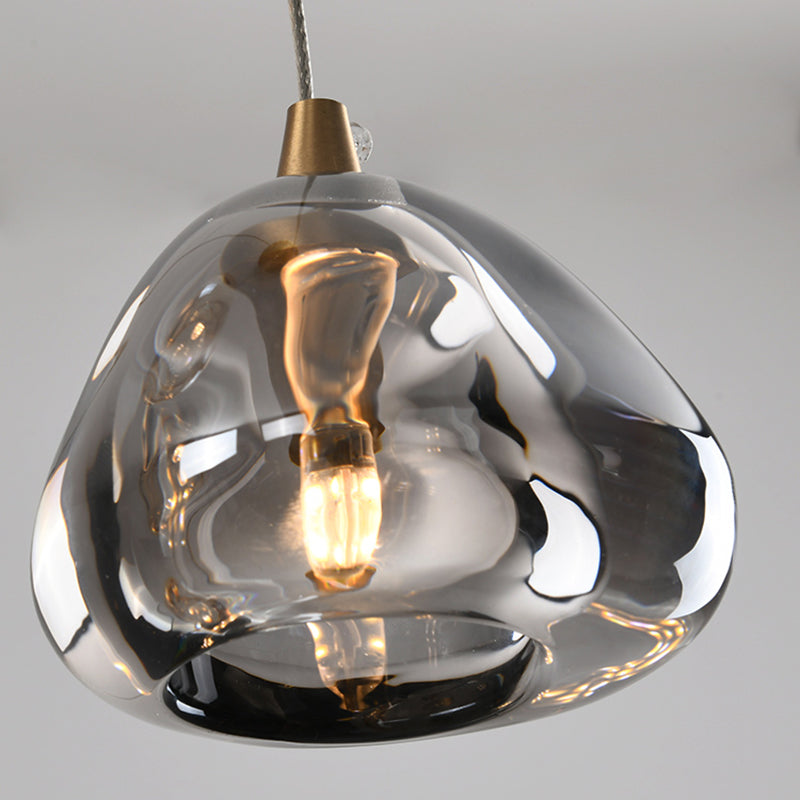 Teardrop Hanging Pendant Light Simplicity Style Crystal Down Lighting Pendant for Bedroom