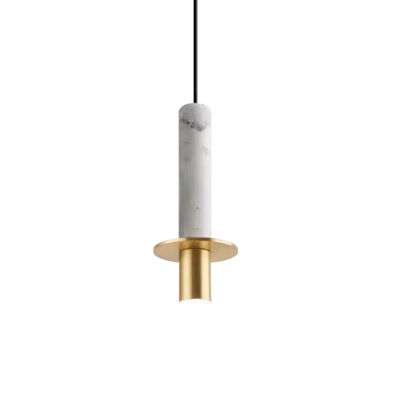 Nordic Modern Marble Pendse Lamp Bar Restaurante Led Mármol Luz colgante