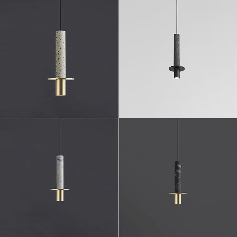 Nordic Modern Marble Pendse Lamp Bar Restaurante Led Mármol Luz colgante