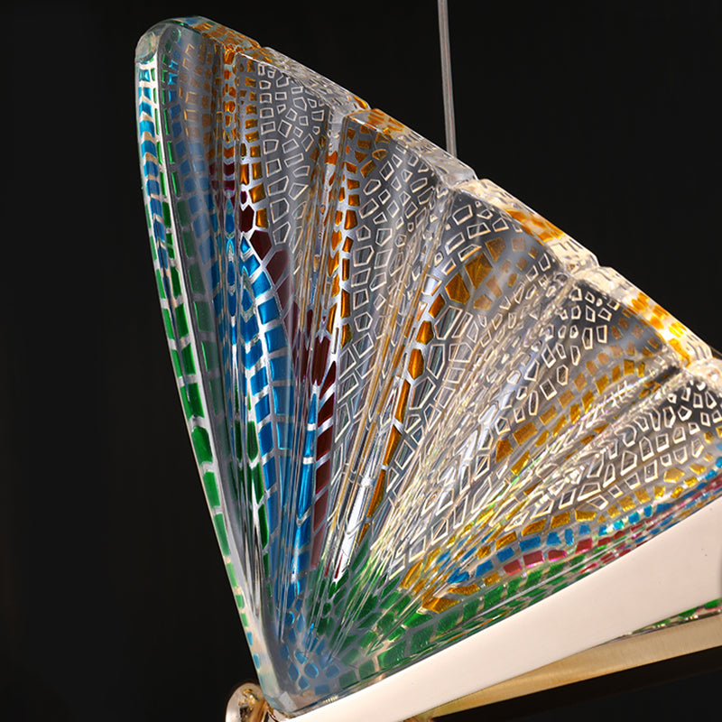 LED Butterfly Chandelier Pendant Nordic Modern Indoor Staircase Butterfly Lamp