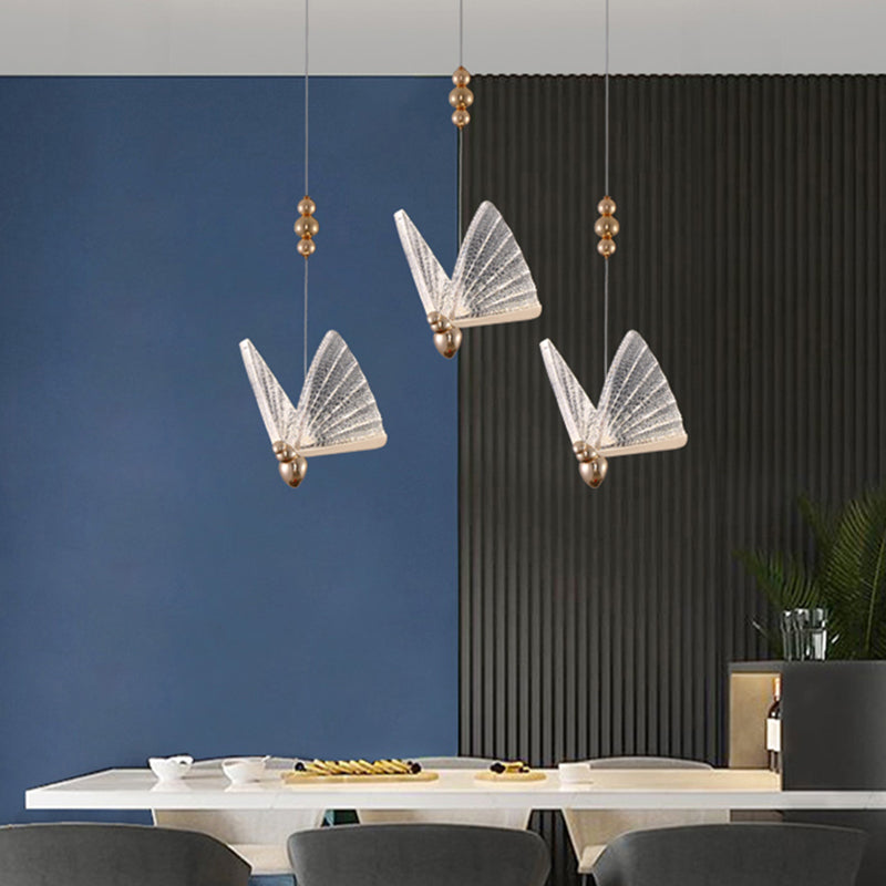LED Butterfly Chandelier Pendant Nordic Modern Indoor Staircase Butterfly Lamp