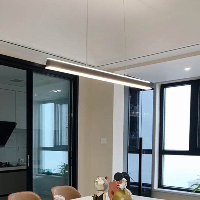 Simplicity Contemporary Kitchen Island Lights Acrylic Shade Hanging Light for Dining Room