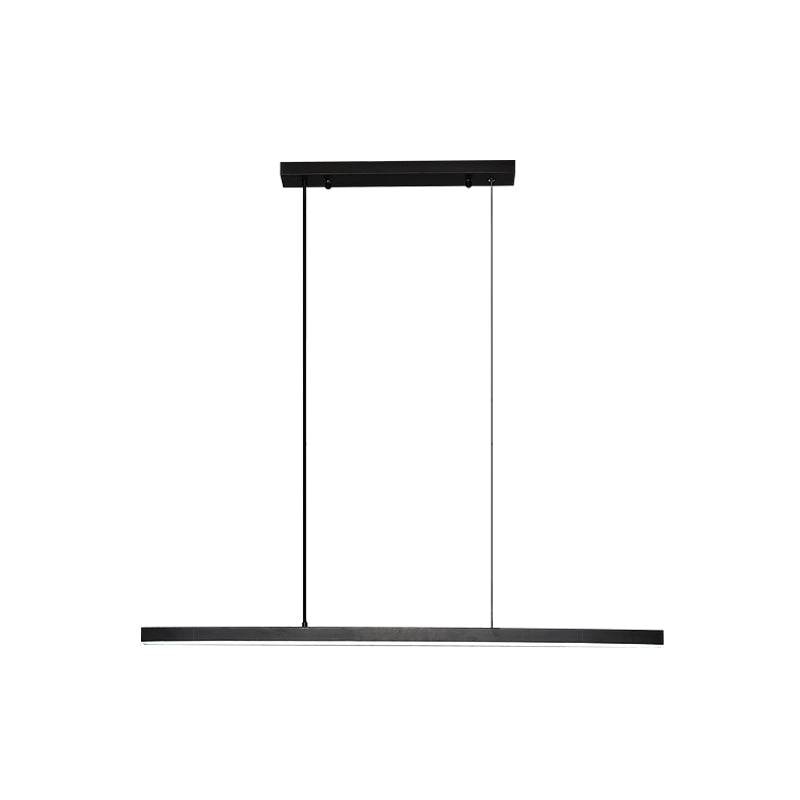 Nordic Modern Style Island Lamp Simple LED Ceiling Chandelier for Dine Room