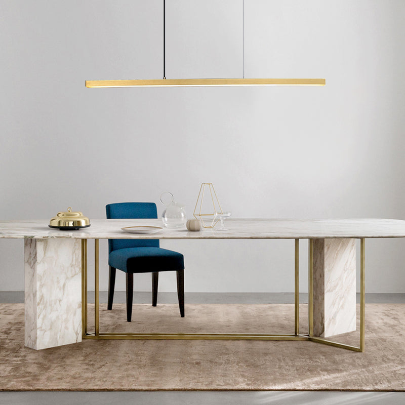 Nordic Modern Style Island Lamp Simple LED Ceiling Chandelier for Dine Room