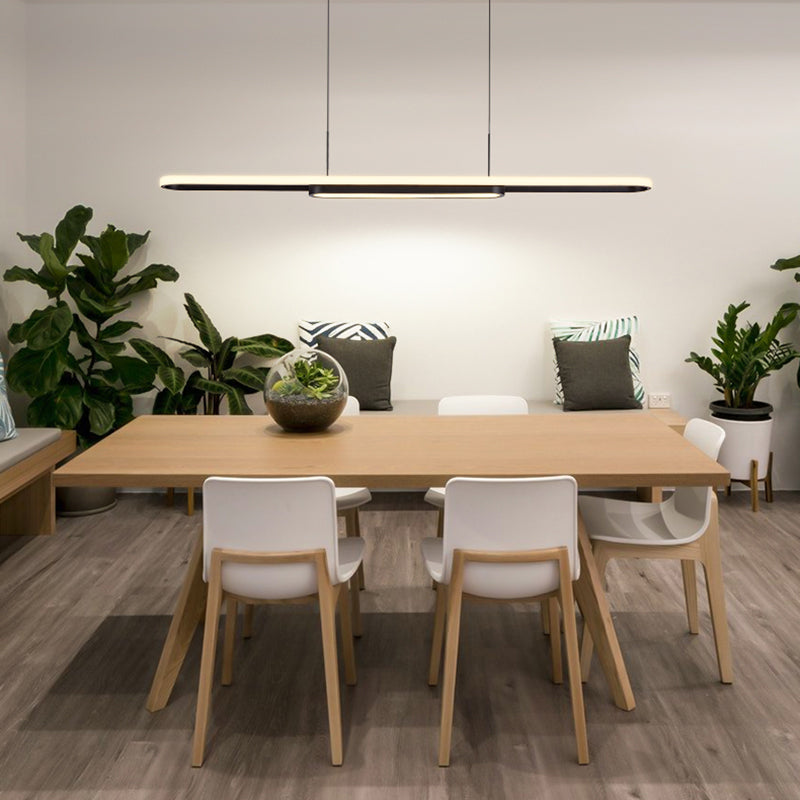 Nordic Modern Style Island Lamp Simple LED Hanging Lighting Fixture for Dining Room