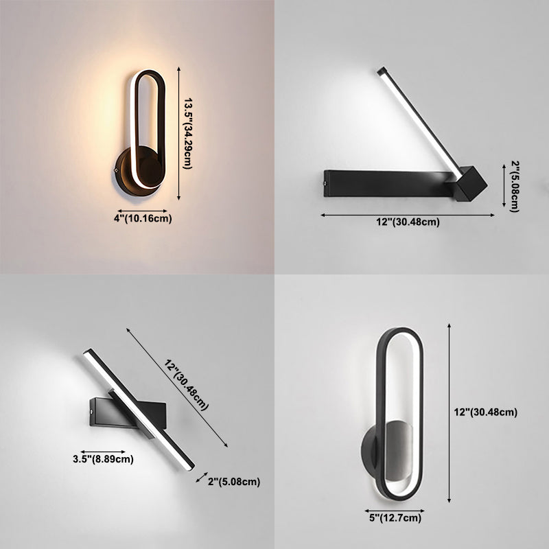Nordic Contemporary Interior Wall Light Creative Metal Sconces per soggiorno