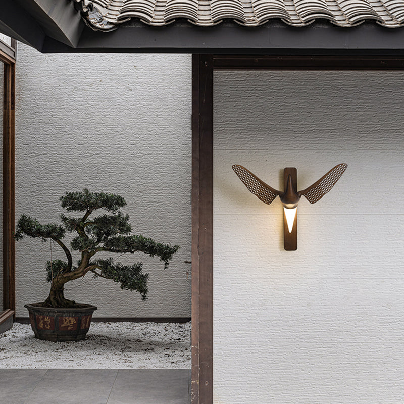 Lámpara de pared en forma de gaviota de estilo diseñador 1 Luz de la sala de estar de la sala de estar Luz montada en la pared