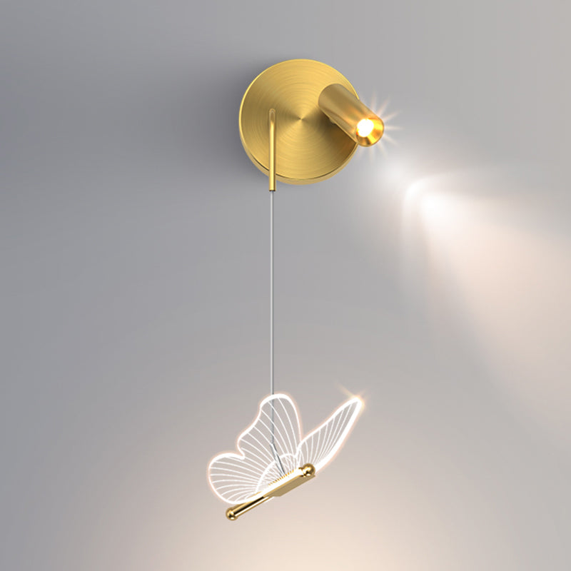 Moderne stijl LED SCONCE WANDELLICHT 2 Lichten Wandlamp in goud voor slaapkamer
