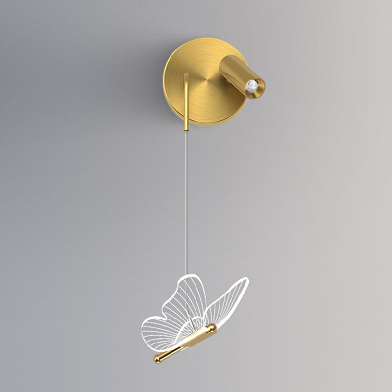 Moderne stijl LED SCONCE WANDELLICHT 2 Lichten Wandlamp in goud voor slaapkamer