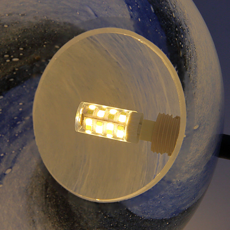 Globe Glass Table Lamp 1 Licht Moderne Simplicity Style Night Light voor slaapkamer