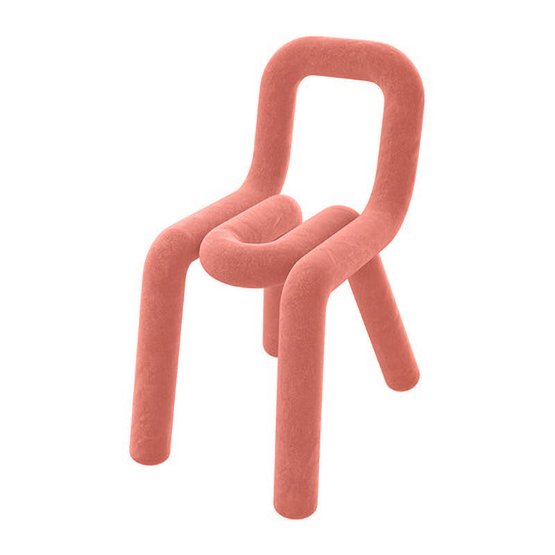 El metal del estilo del diseño de Glam preside la silla lateral abierta de la parte posterior del comedor de la cocina