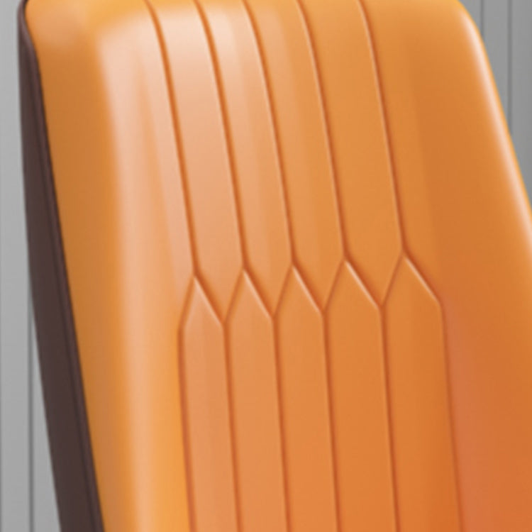 Chaise de salle à manger en métal de Style scandinave, chaise de salle à manger Parsons sans accoudoirs pour la maison