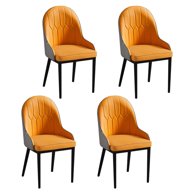 Silla de comedor de estilo escandinavo de metal Parsons Silla auxiliar de comedor para restaurante